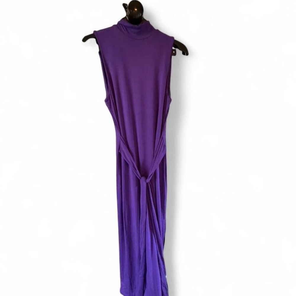 Veronika Guardi Purple Sleeveless Dress